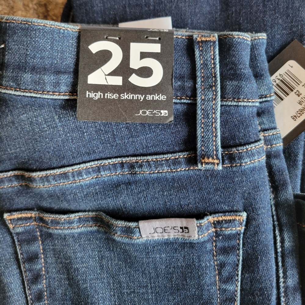 Joe's Jeans New Nina High Rise Skinny Ankle Jeans Size 25 - Picture 13 of 13